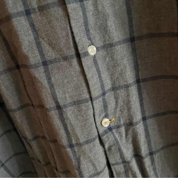 Barbour men’s checkered long sleeve button down shirt with collar - Picture 6 of 9